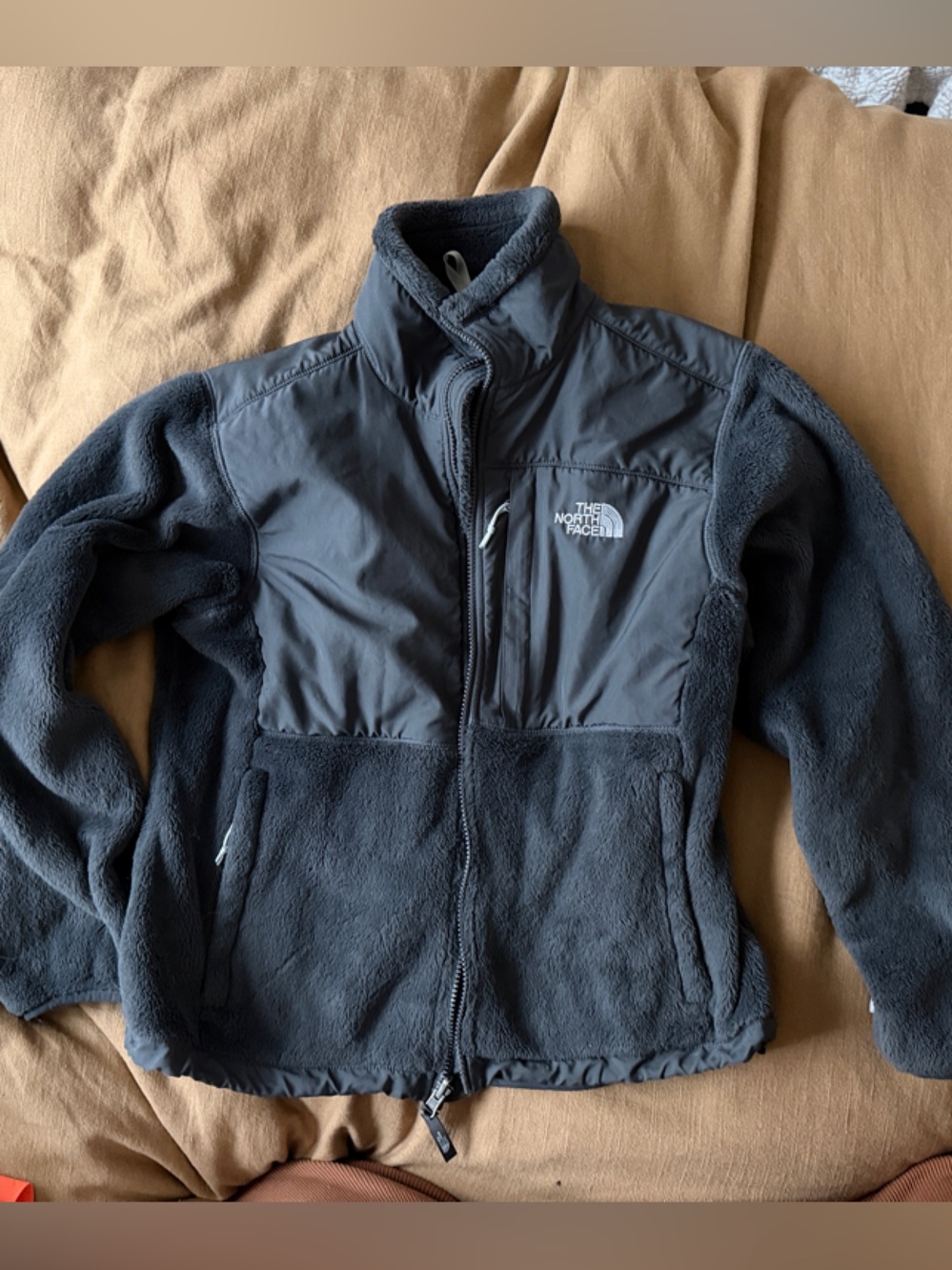 Vintage M women’s The North Face Dark Gray Fleece Jacket